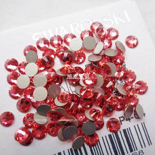 美甲华子 材料包 饰品钻 光疗甲水晶甲钻 奥地利平底钻水莲红542