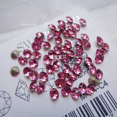 施家华子 奥地利尖底钻玫红色209 手表项链耳环补钻 新娘指甲片钻