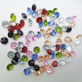 尖底圆形锆石款 约4MM 甲片氧化锆高端美甲立体水钻裸石首饰镶嵌