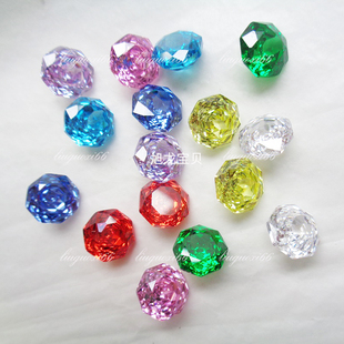 千禧锆石尖底8边形玫瑰切约8MM DIY饰品配件耳钉项链首饰镶嵌美甲