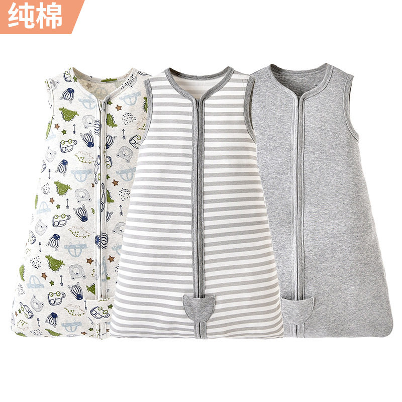 夏季纯棉婴儿防踢被睡袋