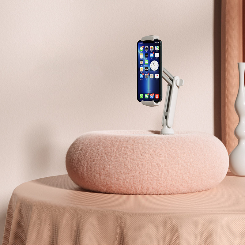 乐得手机ipad毛绒抱枕支架平板懒人床上支撑架落地沙发被窝追剧