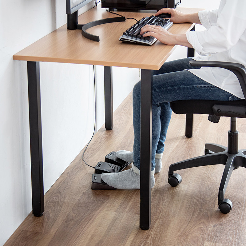 日本SANWA有线鼠标3按键自定义USB脚踏鼠标快捷键按键windows系统