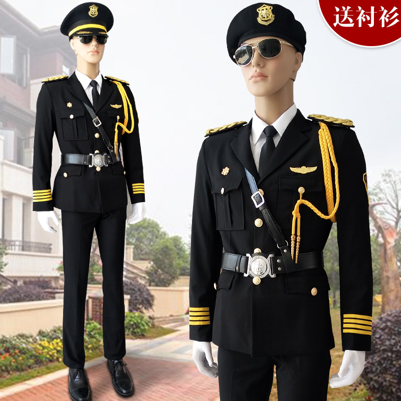新款高档保安制服春秋套装物业房产售楼部形象岗礼宾服制服工作服