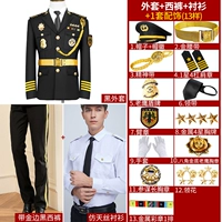 Черная куртка+брюки размером с золото+подкладка+13-биг-крышка