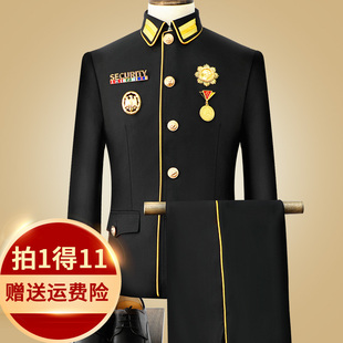 新式保安工作服男春秋套装秩序服装售楼处形象岗礼宾服西装保安服