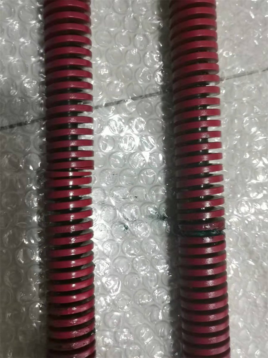 上海申威达飞达牌仰达办公小型切纸机配件前后红弹簧导向杆组件