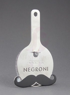 酒术 Campari定制款加厚滤冰器strainer调酒双重过滤器隔冰器冰隔