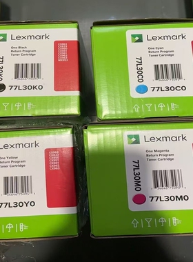 利盟原装碳粉77L3HK/C/M/YO 适用CS963 CX961 CX962 CX962 MX953