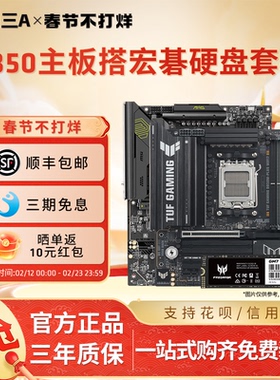 华硕/微星/技嘉B850M AM5主板搭宏碁掠夺者GM7 1TB硬盘套装