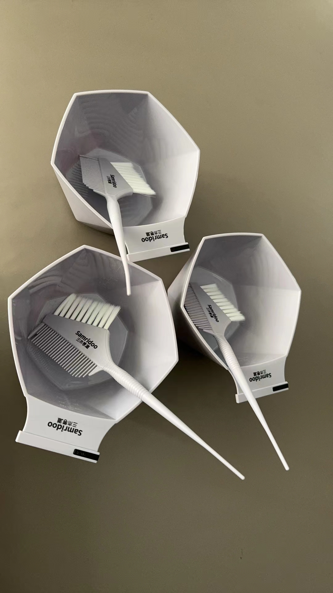 三木零道染发刷子焗油碗 高端染发工具 好入发染碗不挂膏体好冲洗