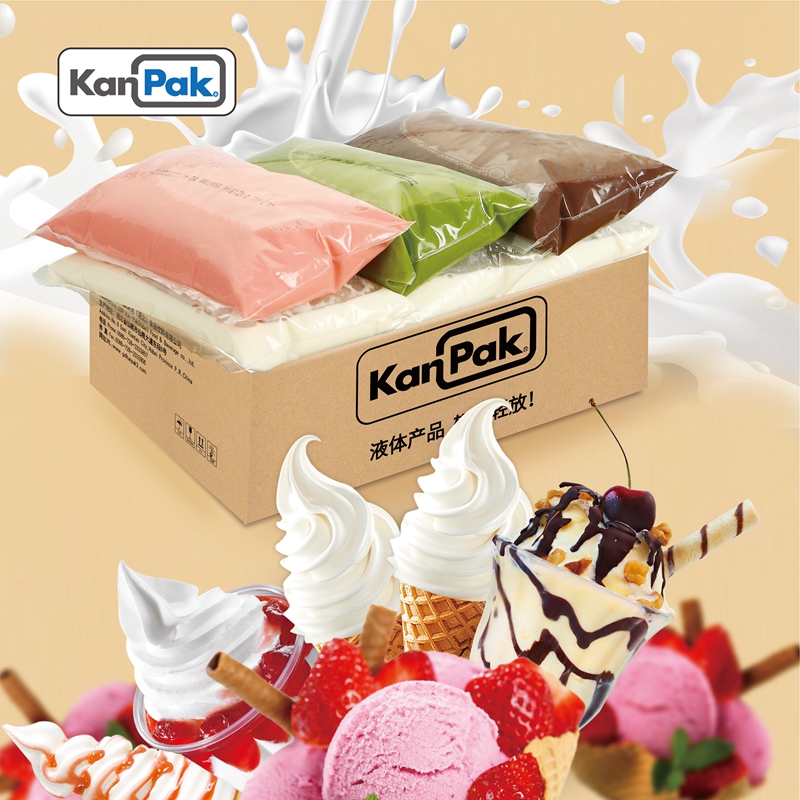 康派克冰淇淋奶浆整箱2kg*6袋