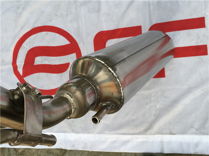 适用夜猫150水冷摩托车配件 CF150-2A排气管 cf150-2c消声器消音