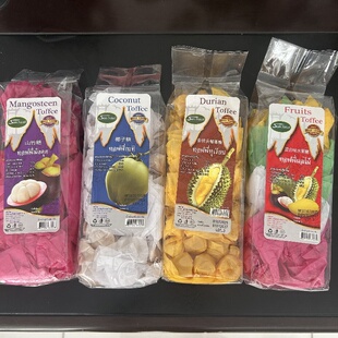 包邮泰国SiamNature美丽水果手工糖300g榴莲山竹芒果椰子果肉糖果