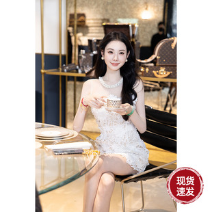本长短款 双版 轻奢重工水溶蕾丝立体花连衣裙 偏偏宠爱 Sun雅乔