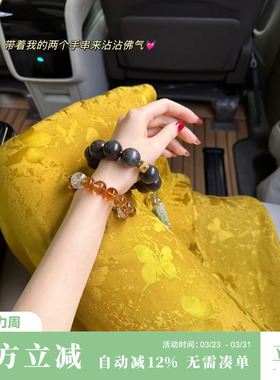 雅乔 幸运紫大颗粒晶莹剔透紫色亮晶晶手环水水手链