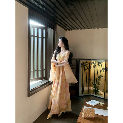 Sun雅乔【沉香凝露外披】天丝开衫披肩女宽松蝙蝠袖