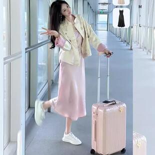 Sun雅乔春夏新款 裙 国风吊带长裙醋酸名媛连衣裙复古轻奢高档女装