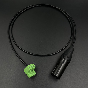 模块接头PCB转XLR平衡 卡农转凤凰插订制线SCM810自动混音器拆卸式