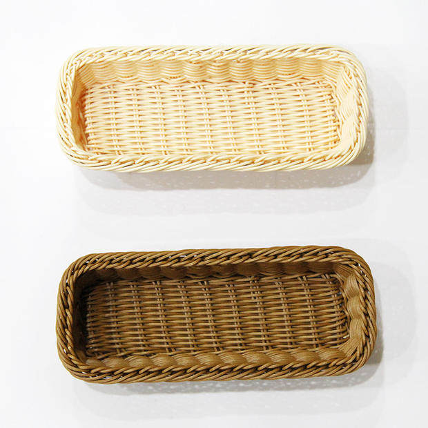 长方形仿藤编刀叉篮餐具篮 小吃油条面包篮 沥水篮 筷子篮 收纳框|ruв категории посуда, посуда, посуда./стойка - от Buy2taobao.com для оказания профессиональной услуги покупки агента Taobao