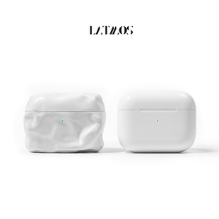LATMOS 原创破损耳机壳 Crash破碎挤压 适用Airpods 苹果耳机 软壳保护壳保护套创意个性质感防刮简约防摔