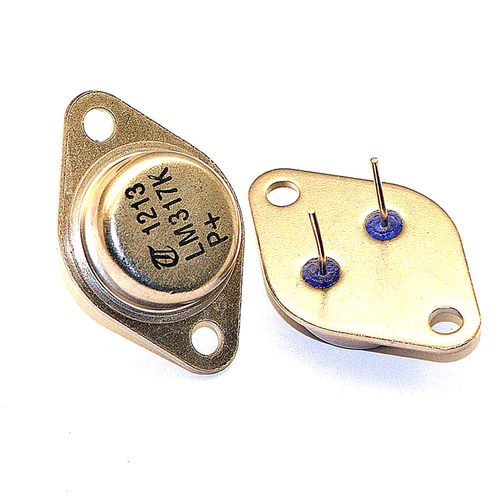 金封稳压管 LM317K 1.2V-37V可调 三端稳压管 金封铁帽