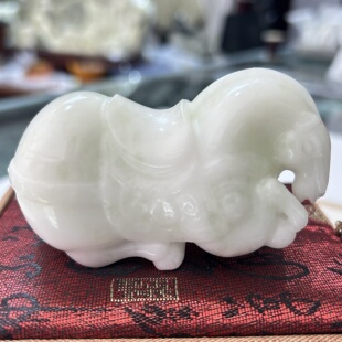 蓝田玉马唐马书房客厅茶桌小摆件马到成功源头厂家长87宽48厘米