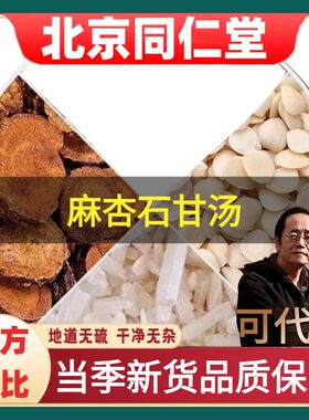 北京同仁堂麻杏石甘汤倪海厦推荐