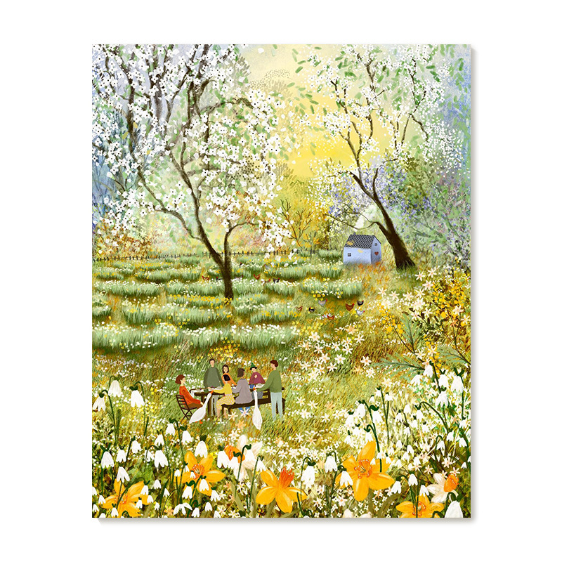 【艺术版画】插画师Laivi Poder复刻艺术版画治愈系田园装饰画芯