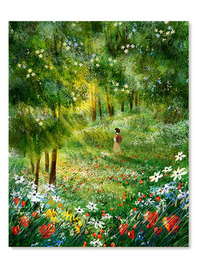 【艺术版画】插画师Laivi Poder复刻艺术版画治愈系田园装饰画芯