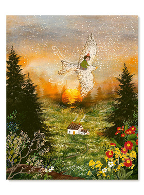 【艺术版画】插画师Laivi Poder复刻艺术版画治愈系田园装饰画芯