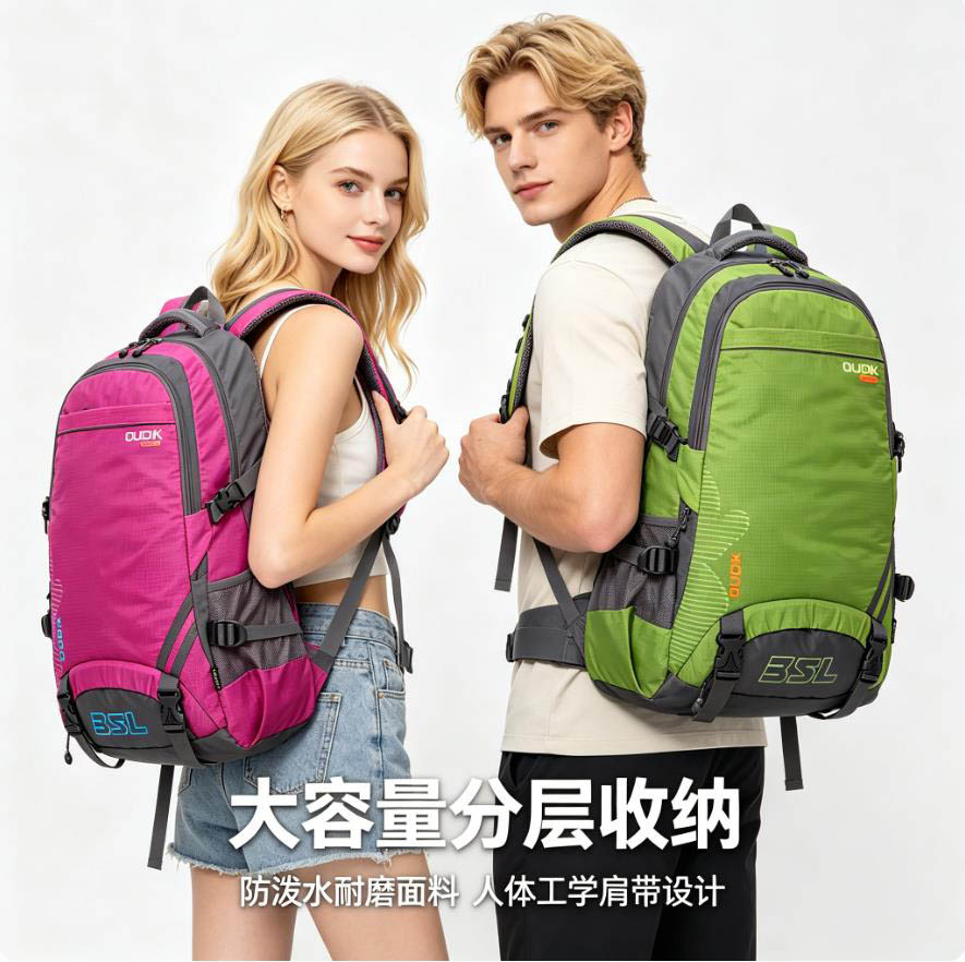 德国旅行双肩包大容量轻便登山