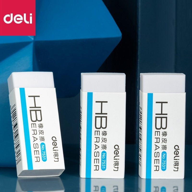 得力 7531大号橡皮擦柔软易擦 儿童学生 考试素描橡皮单块 白色,文具电教/文化用品/商务用品,橡皮,淘宝优惠券,粉丝福利购,淘宝优惠卷