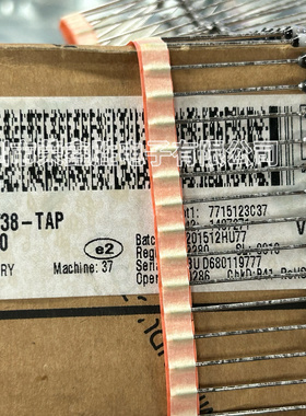 BYV38-TPA 圆珠玻璃钝化二极管 VISHAY SOD-57 2A 1000V 原装进口