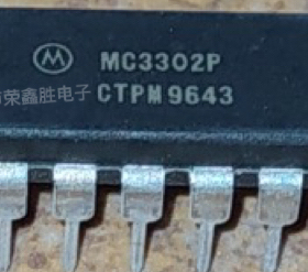 原装正品MC3302P MC3302 DIP-14 MOT进口 单电源比较器芯片
