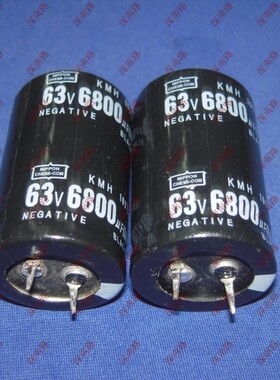 铝电解电容黑金刚63V 6800UF 63V6800UF大容量功放电容 进口现货