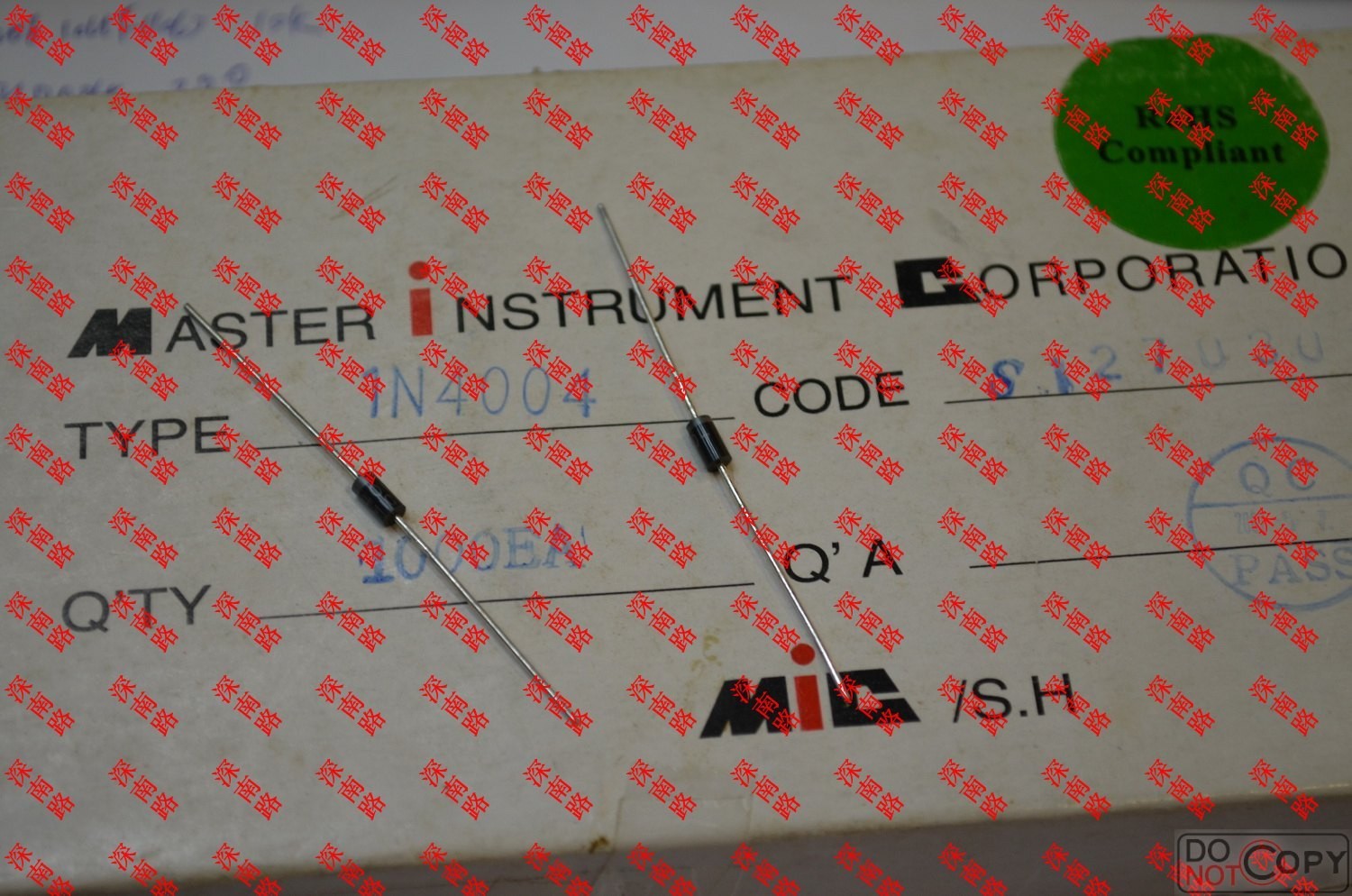 整流二极管1N4004IN400420只1