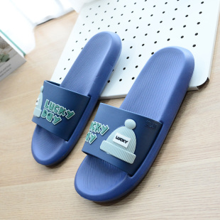 2025美人桥拖鞋男夏季厚底居家外穿防滑休闲加厚软底EVA泡沫凉拖