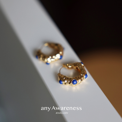 Anyawareness原创青金石耳环