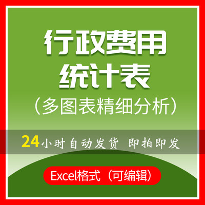 公司人事行政业务费用统计表招待支出各项目数汇总分析excel格式