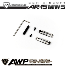 【SI mws PIN锁】ssn 金属 标准M4机闸 ar15 双边 中锁 jmt 插销