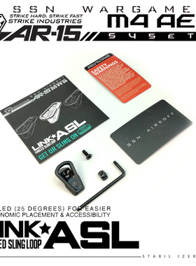 【SI 斜角背带环】ssn 新品 MLOK 金属 ldt 精击 精镁 ar 416配件