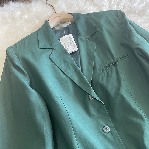 真丝西服长袖上衣大码外套
