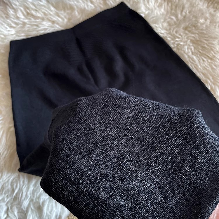 毛圈加厚保暖裤螺纹竹炭打底裤
