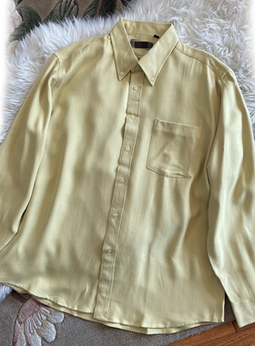 春夏55姆米男士桑蚕丝长袖衬衫高端商务休闲真丝上衣打底衬衣加厚