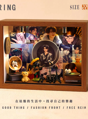 张峻豪周边音乐专辑相框创意桌面礼物造景摆件生日礼品送男生女生