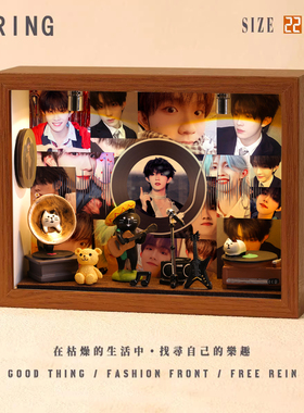 苏新皓周边音乐专辑相框创意桌面礼物造景摆件生日礼品送男生女生