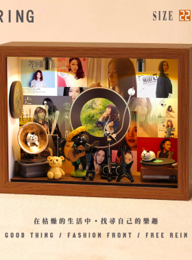 庄心妍周边音乐专辑相框创意桌面礼物造景摆件生日礼品送男生女生