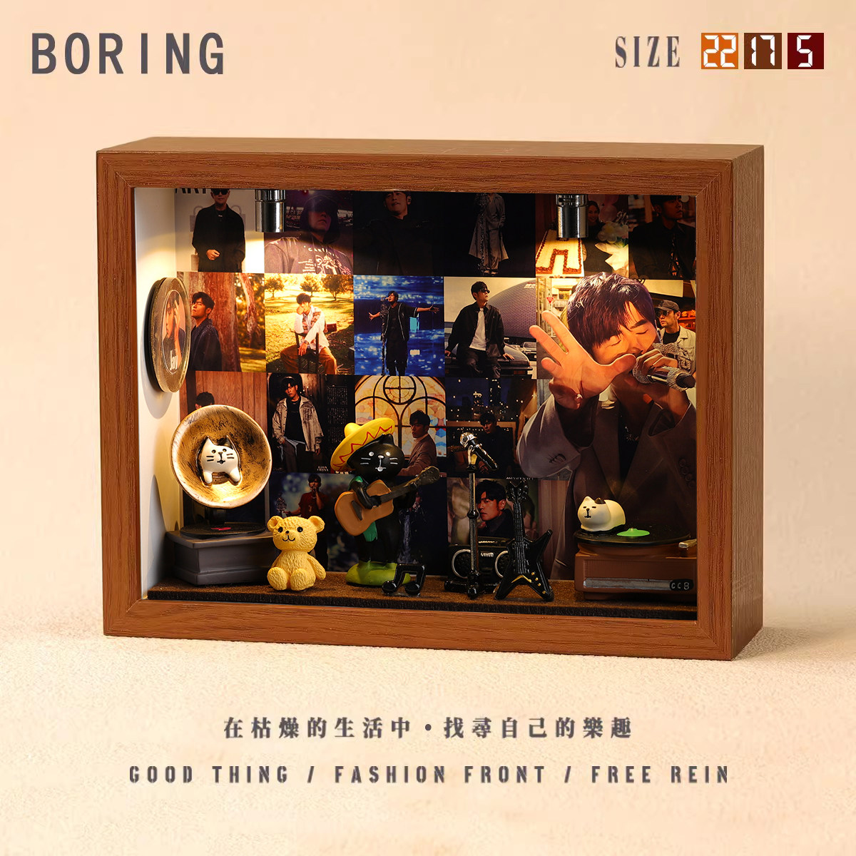 周杰伦周边diy相框小屋想念创意造景摆件装饰小礼物微缩专辑生日,家居饰品,桌面摆件,淘宝优惠券,粉丝福利购,淘宝优惠卷