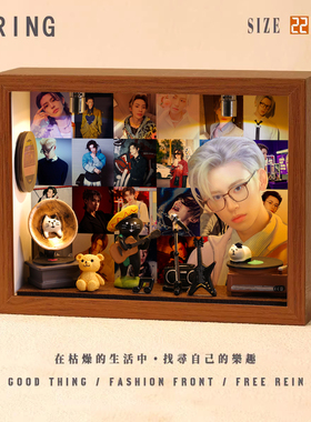王琳凯周边音乐专辑相框创意桌面礼物造景摆件生日礼品送男生女生